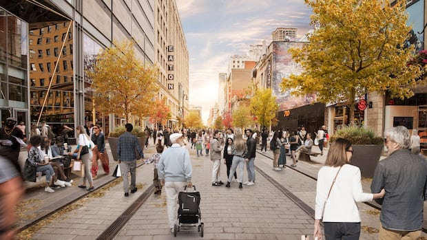 Montreal walks back pedestrian-only plans for sections of Ste-Catherine Street West
