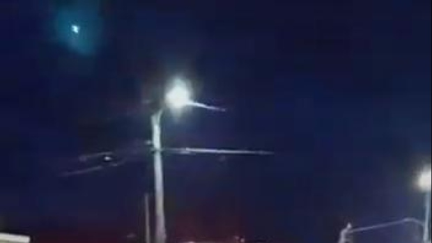 Fredericton woman captured green fireball as it flew across sky during parade; Gail Dunlap captured a video of a fireball in Fredericton on Saturday\.