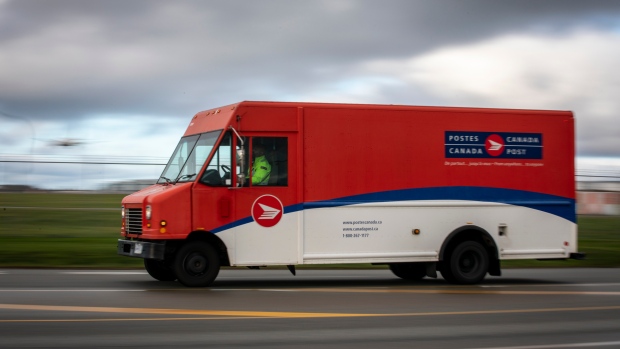 Canada Post is hiking its postage prices today. What does that mean for its future?; A Canada Post truck near its sorting facility in Richmond, B\.C, on Thursday, Nov\. 14, 2024\.