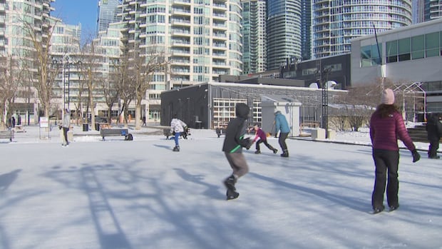 Skaters return to Toronto Harbourfront Centre as rink reopens