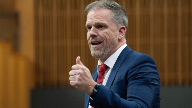 Public health plans to cover primary care by nurse practitioners and midwives in 2026; Minister of Health Mark Holland rises during Question Period, Monday, Dec 2, 2024 in Ottawa\. 