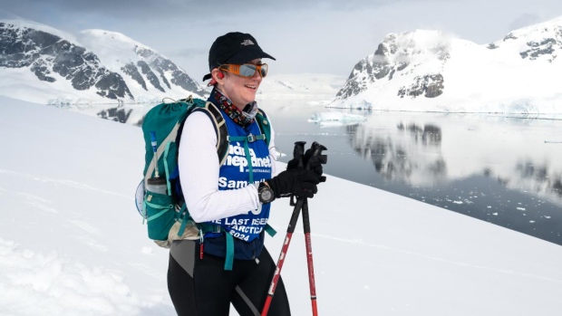 An N.L. physician made Antarctica her ultra-marathon course; Ultramarathon runner Samantha Harper poses during part of a grueling Antarctic race\.