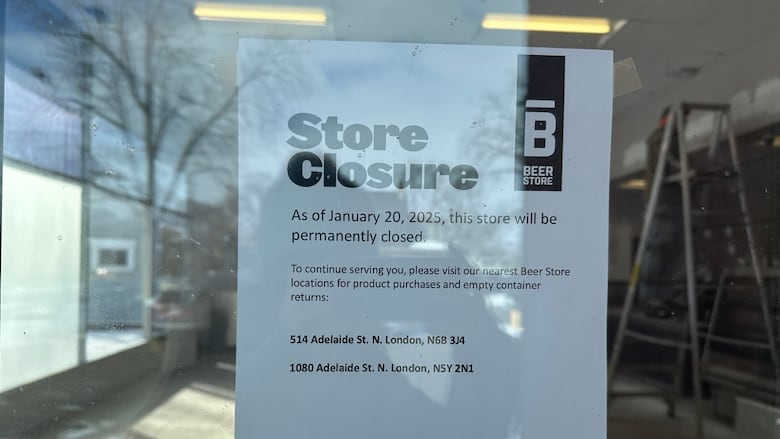 The Beer Store, located at 250 Piccadilly St. in London, Ont., closed in January 2025. 