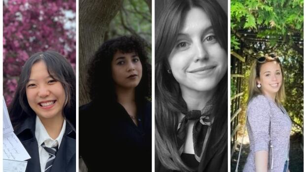 Local writers: Wu, Salazar, Marr, and Shelley. Four photographs of authors compiled.