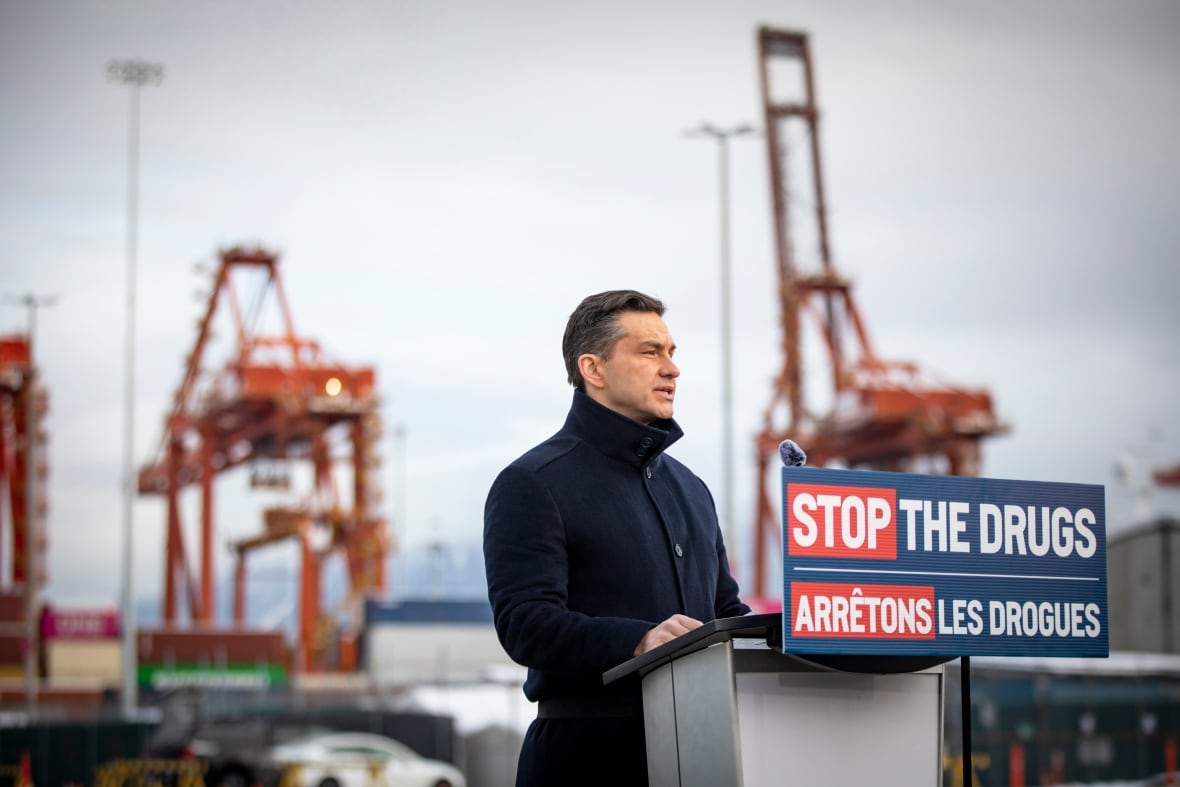 Pierre Poyleevere, el jefe de oposición oficial, recibió un disparo el miércoles 5 de febrero de 2025 durante el anuncio de la sentencia de secuestro en el puerto de Vancouver en Vancouver en Vancouver.