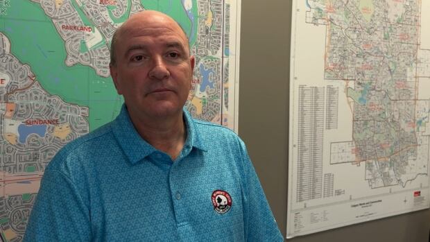 Ward 14 Coun. Peter Demong says he is not seeking re-election in the fall. A man wearing a blue collared shirt.