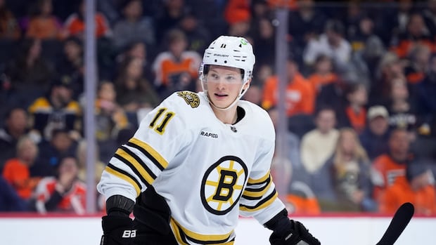 Oilers acquire Bruins forward Trent Frederic in 3-team trade with Devils
