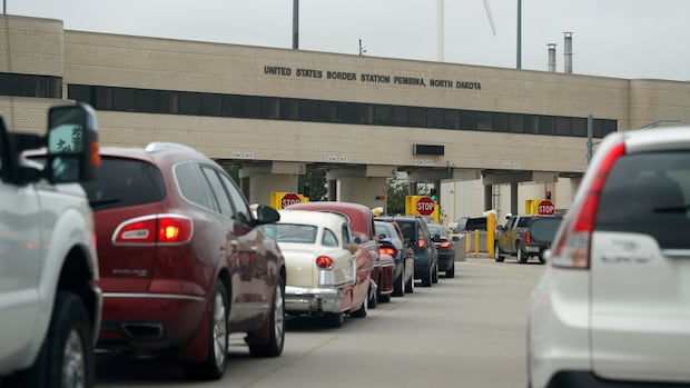 Border traffic from Manitoba to North Dakota reduced to trickle as tariffs come into effect
