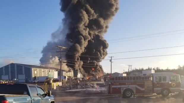 Structure fire in northern New Brunswick expected to burn all day, into the night