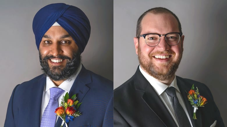 Two portraits of men