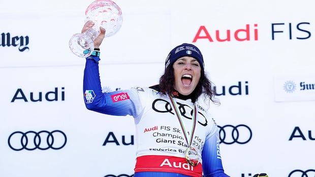 Italy's Brignone captures season-long women's giant slalom title at World Cup finals