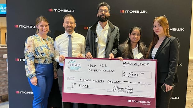 Cambrian College students win provincial competition for transit planning