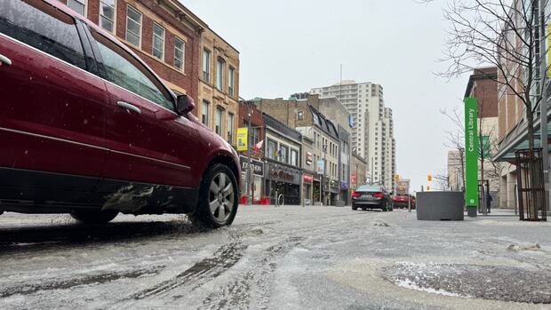 Crashes add up as London region hit with ice pellets, freezing rain