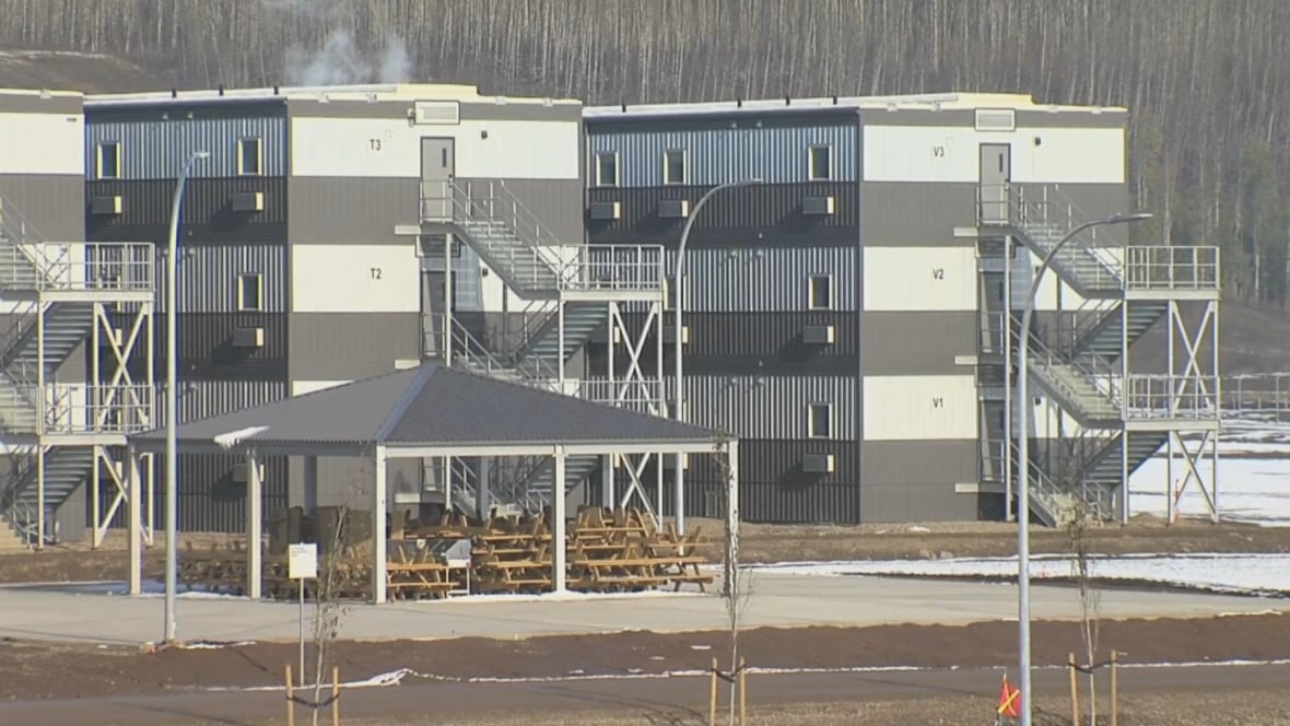 A massive work camp.