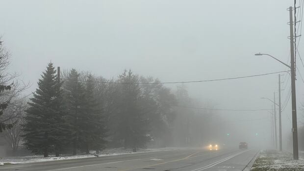 Fog advisory issued for Waterloo region and Guelph