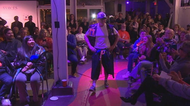 Fashion show featuring garbage-bag garments highlights experience of kids in foster care