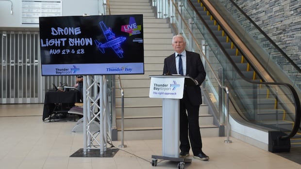 Thunder Bay plans summer drone light shows