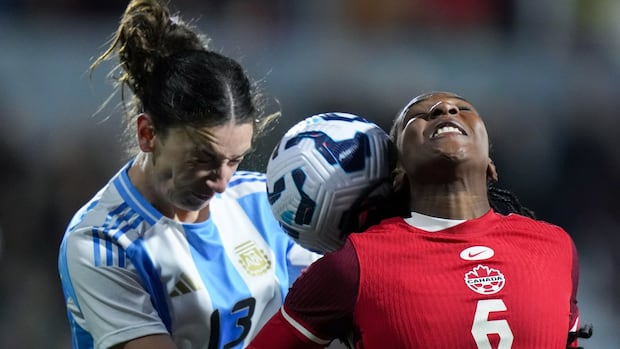 Argentina hands Canadian women's soccer team 1st loss of Stoney era
