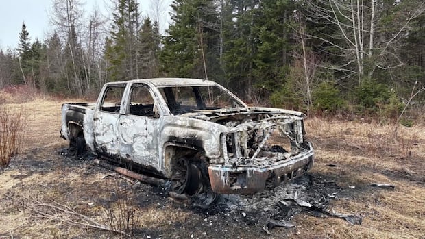 Police ask for public help after stolen truck found burned in western P.E.I.