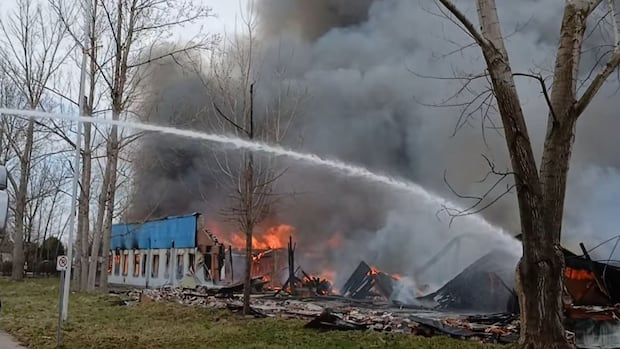 Massive fire at vacant St. Thomas factory an arson, police say
