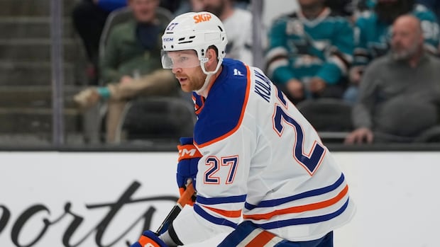 Oilers defenceman Brett Kulak races from daughter's birth to playoff game
