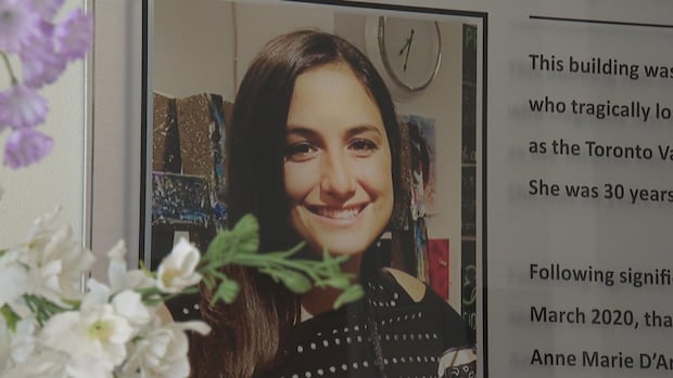 North York women's shelter unveils plaque to honour Toronto van attack victim's legacy | CBC News