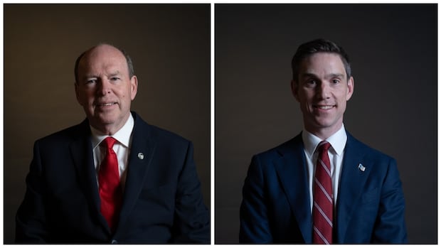 Picking a Premier: Abbott, Hogan square off in CBC's Liberal leadership debate