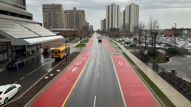 Buses will travel in both directions on King Street starting today