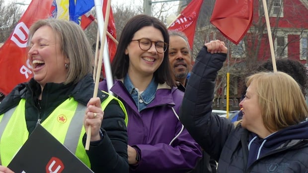 Labour unions and workers rally in St. John's for International Workers' Day