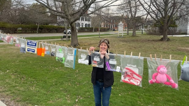 Community clothesline in Saint Andrews inspiring others in New Brunswick