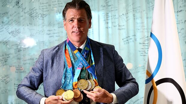 U.S. Olympic swim great Gary Hall Jr awarded 10 medals to replace those destroyed in L.A. fires