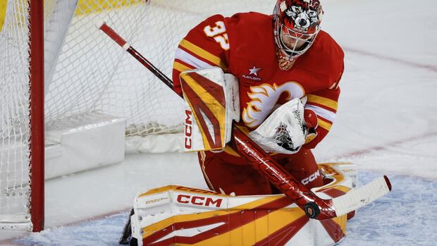 Calgary Flames rookie Dustin Wolf among contenders for Calder Memorial Trophy