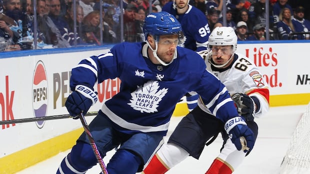 Maple Leafs' Domi fined $5,000 US for late hit on Panthers captain Barkov