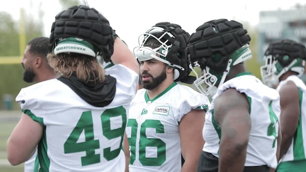 Riders 1st-round pick makes debut at training camp