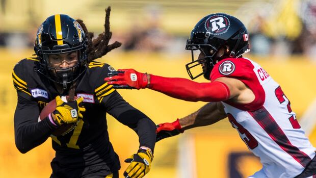 Abrupt end to record-setting '24 campaign fuels Ticats receiver Shemar Bridges