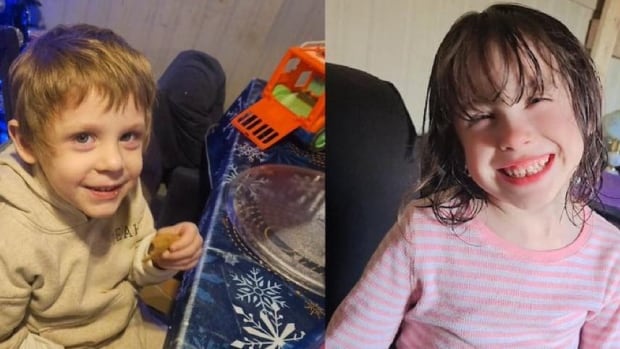 Jack Sullivan, 4, and his sister Lilly Sullivan, 6, were reported missing on May 2, 2025. A boy and a girl smile at the camera