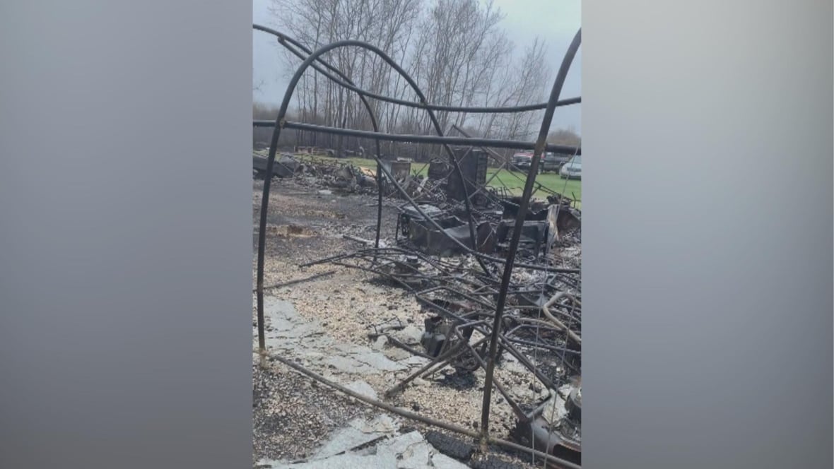 A operation   that's been destroyed by a fire