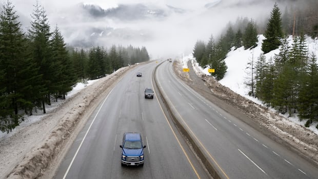 Flurries expected on high-elevation B.C. highways Saturday overnight