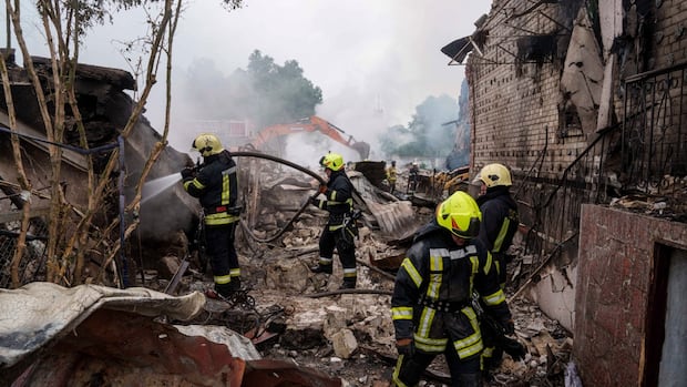 Russia unleashes its largest air attack of war, killing at least 12, Ukraine says