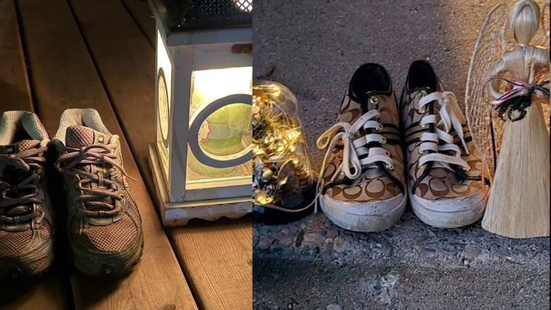 Walkerton residents were encouraged to leave their front porch light on and to leave a pair of sneakers outside to honour the four teenagers and one man killed in Friday's collision.