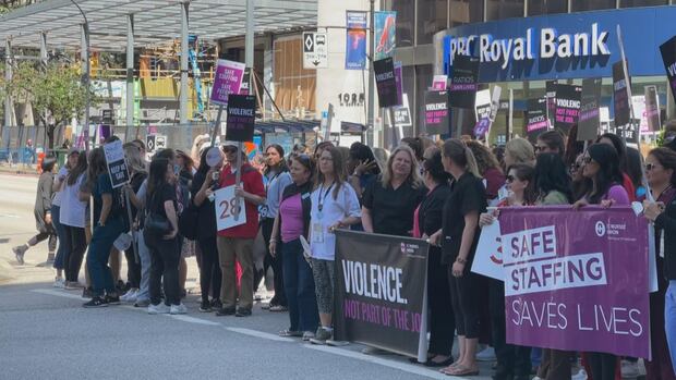 B.C. nurses rally against workplace violence