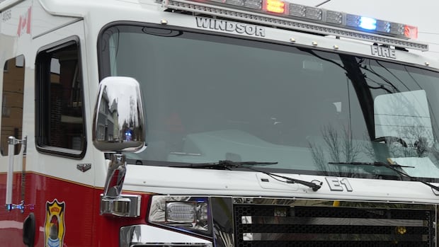 Ottawa Street closed between Langlois and Hall because of fire, gas line break