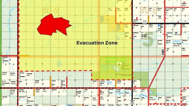 Evacuation order issued for some residents in Saddle Hills County
