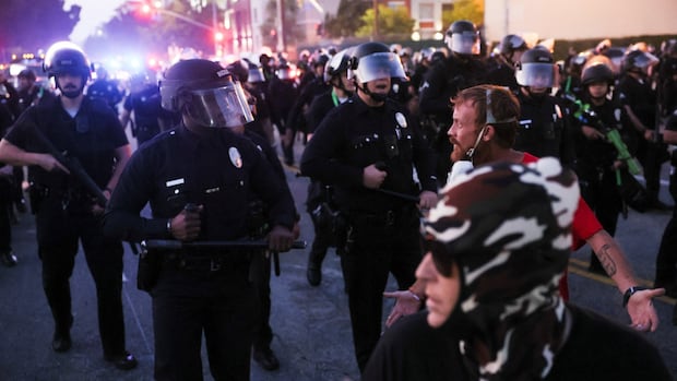 Days into L.A. immigration raid protests, it appears journalists are bearing the brunt of injuries