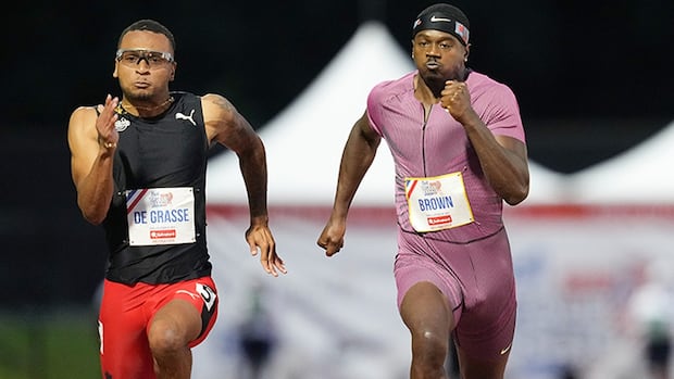 De Grasse outsprints friend, Canadian relay teammate Brown in men's 200m at Bislett Games