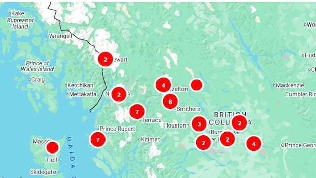 Power mostly restored after outage affects thousands in northwest B.C.