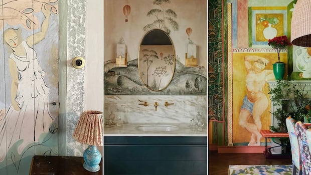 Hand-painted interiors are making homes feel more human again Hand-painted interiors are making homes feel more human again