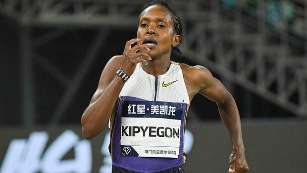 Olympic champ Faith Kipyegon says being 1st woman to run 4-minute mile would 'cement my legacy'