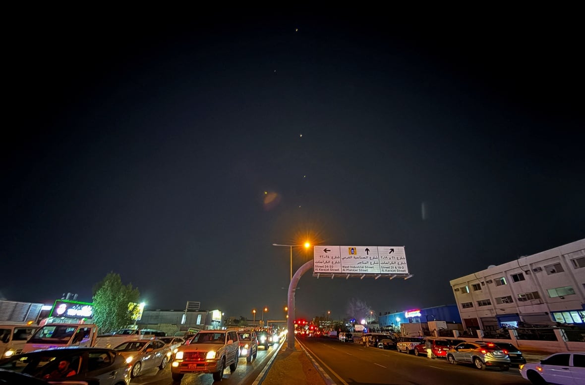 Night Sky over Dha, Qatar