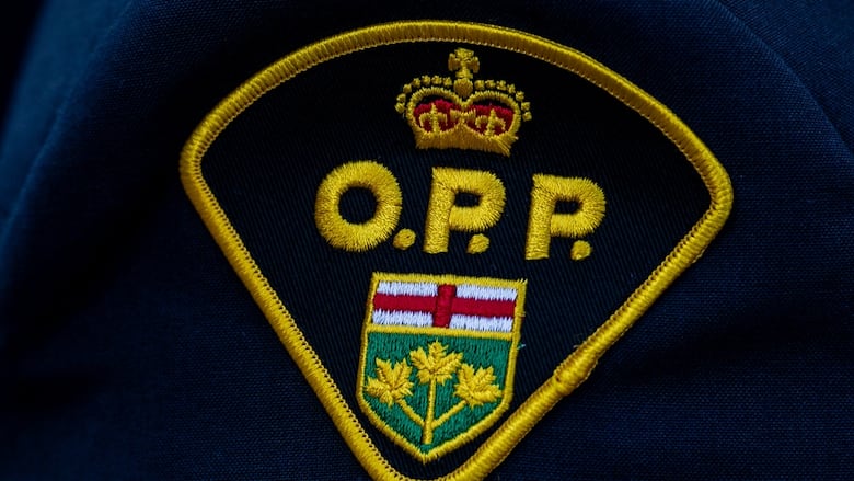 An Ontario Provincial Police (OPP) patch is seen in Ottawa, on Sunday, Sept. 29, 2024. THE CANADIAN PRESS/Spencer Colby